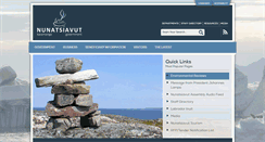 Desktop Screenshot of nunatsiavut.com